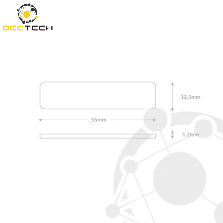 Omni-ID IQ 150 On-Metal RFID Label (Monza R6-P)