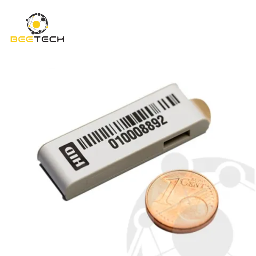 HID Global TapMark™ UHF RFID Sticker Tag with 1D Barcode and Serial Number (Monza R6)