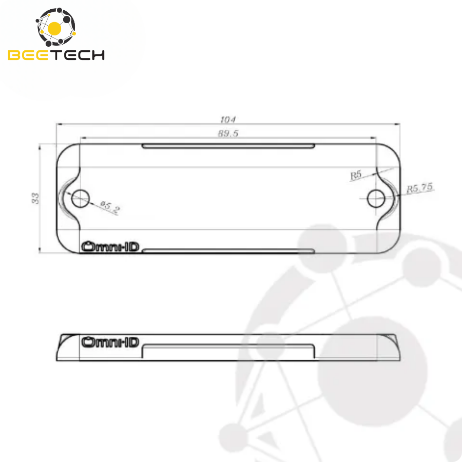 Omni-ID Max Rigid RFID Tag