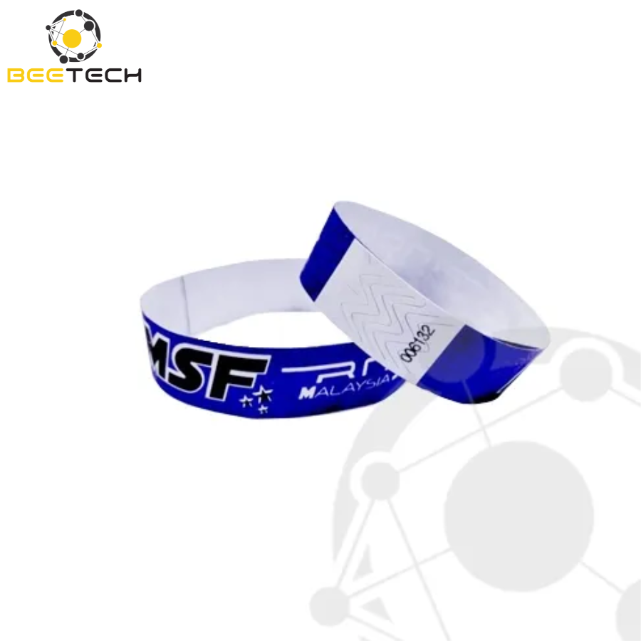 Vòng đeo tay RFID giấy in nhiệt SM-0010