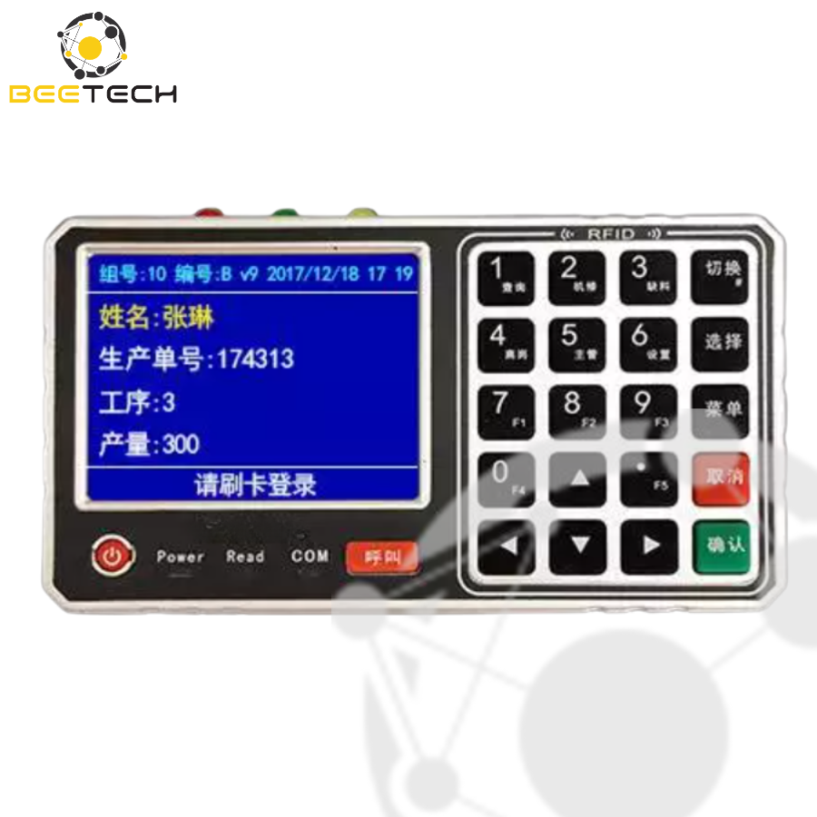 Máy chấm công RFID không dây dành cho ngành may mặc